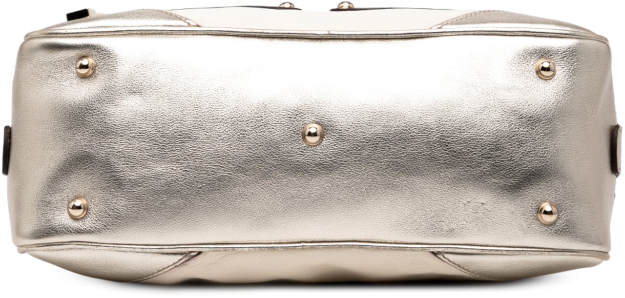 Gucci Small Leather Web Capri Shoulder Bag Wit