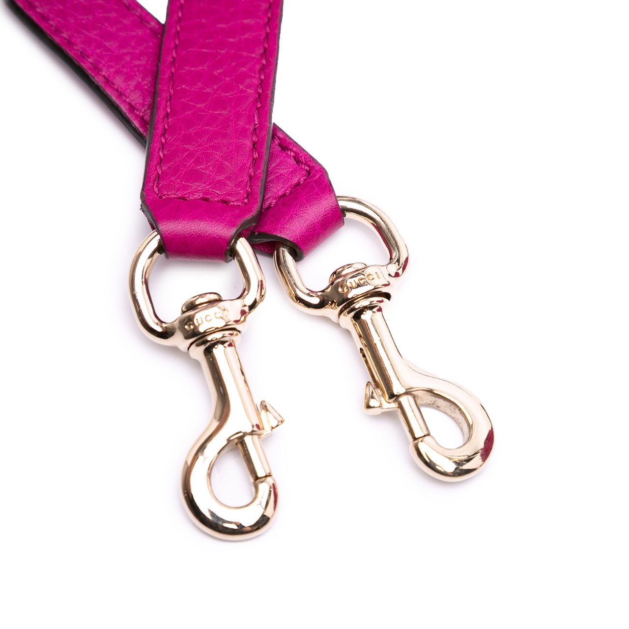 Gucci Medium Calfskin Bamboo Shopper Satchel Roze