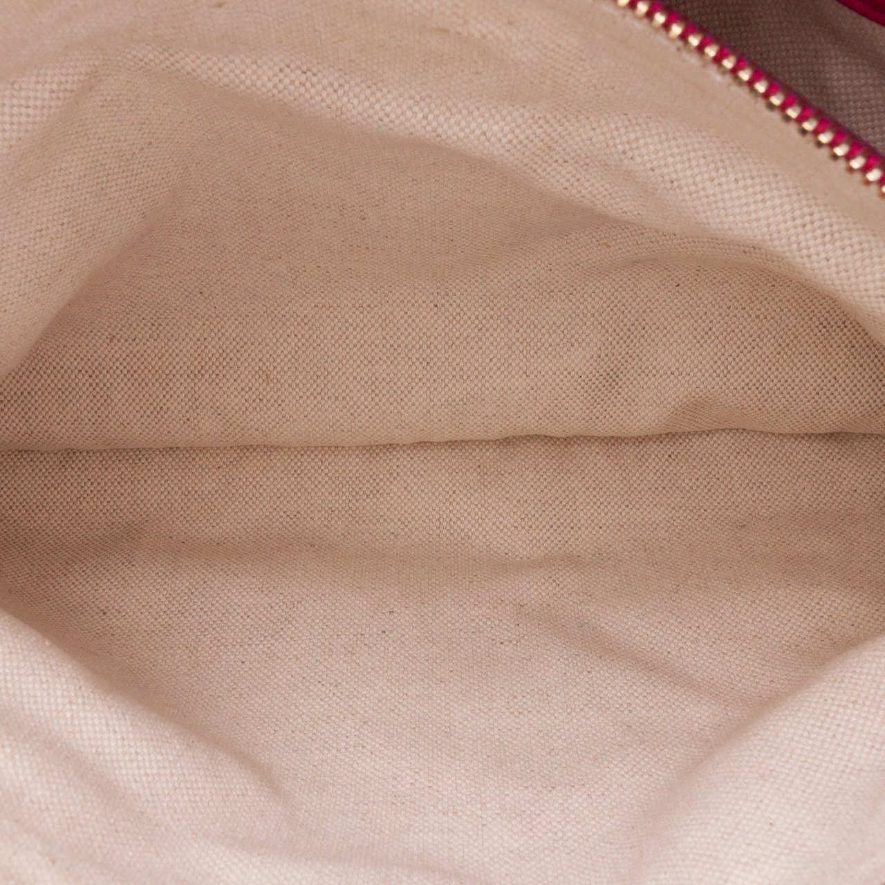 Gucci Medium Calfskin Bamboo Shopper Satchel Roze