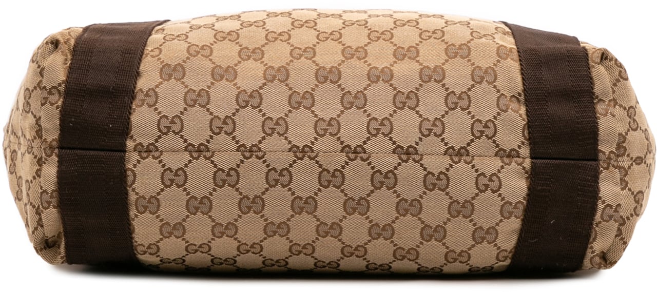 Gucci GG Canvas Tote Bruin