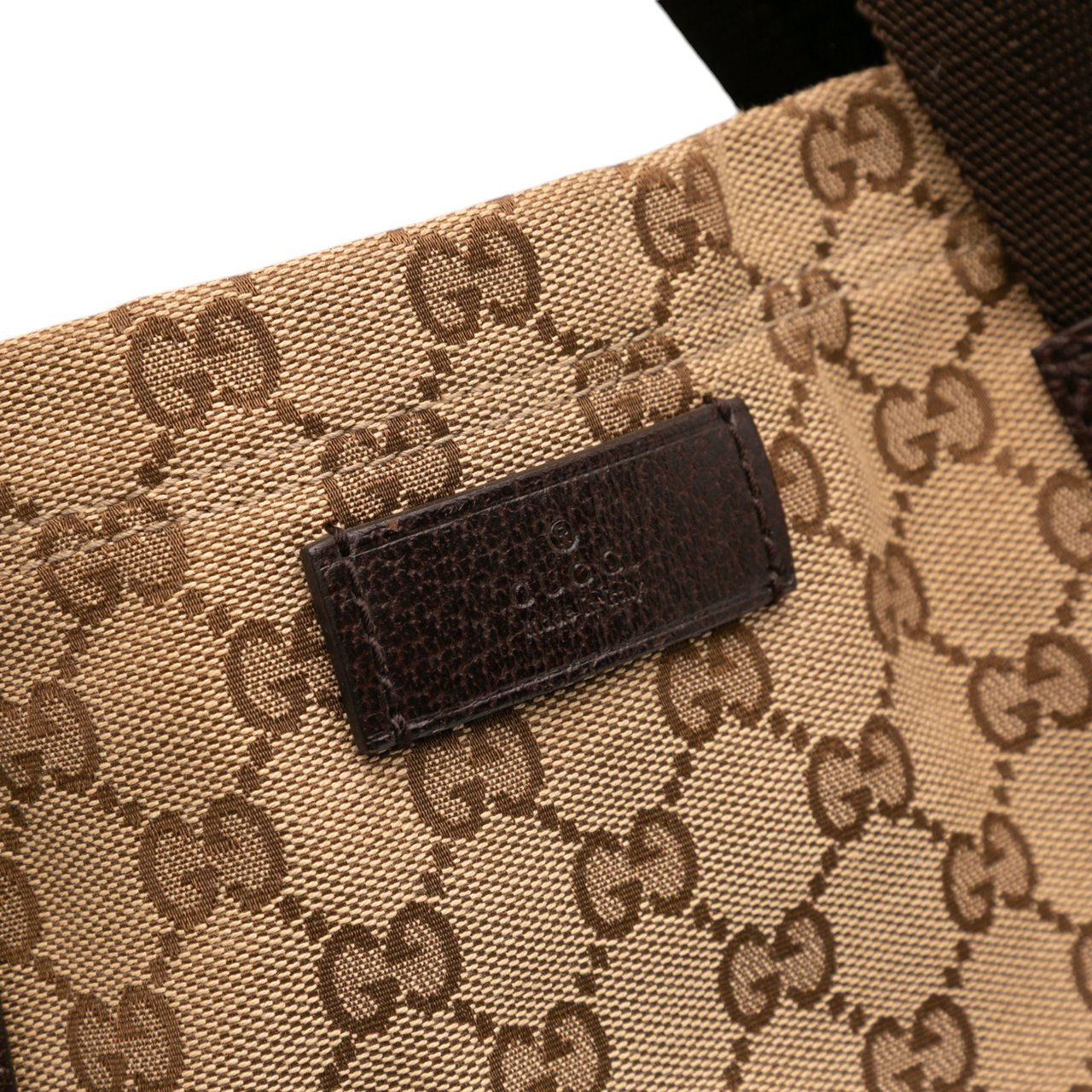 Gucci GG Canvas Tote Bruin