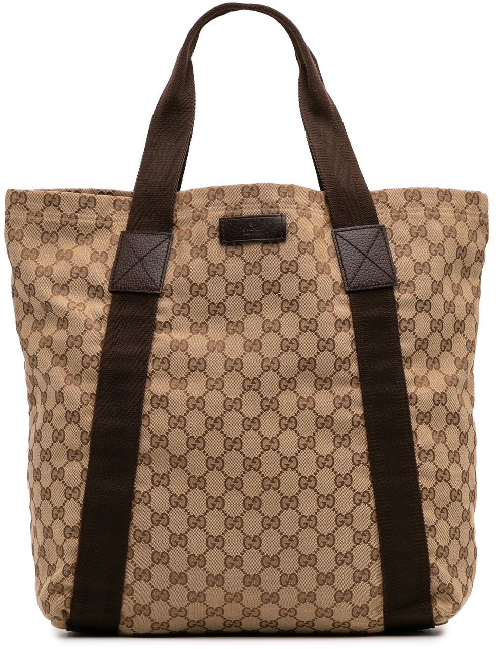 Gucci GG Canvas Tote Bruin