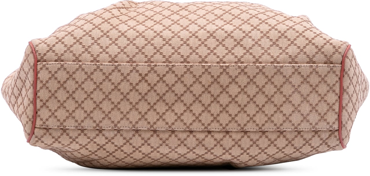 Gucci Medium Diamante Canvas Sukey Tote Bruin