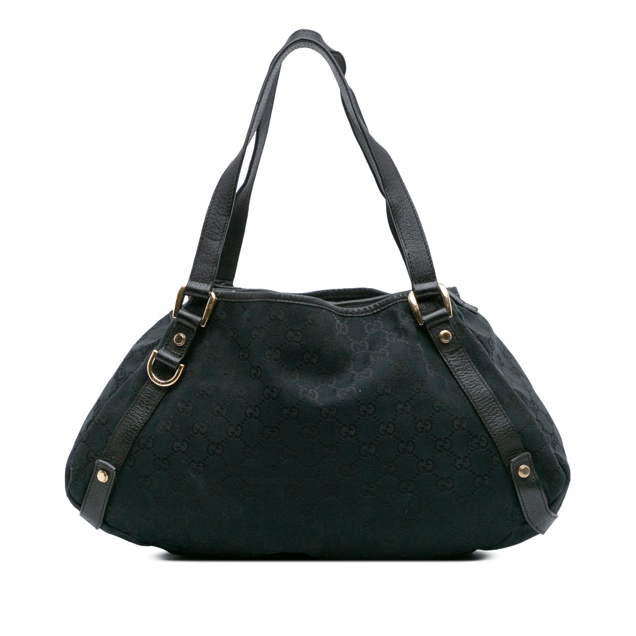 Gucci GG Canvas Abbey D Ring Tote Zwart