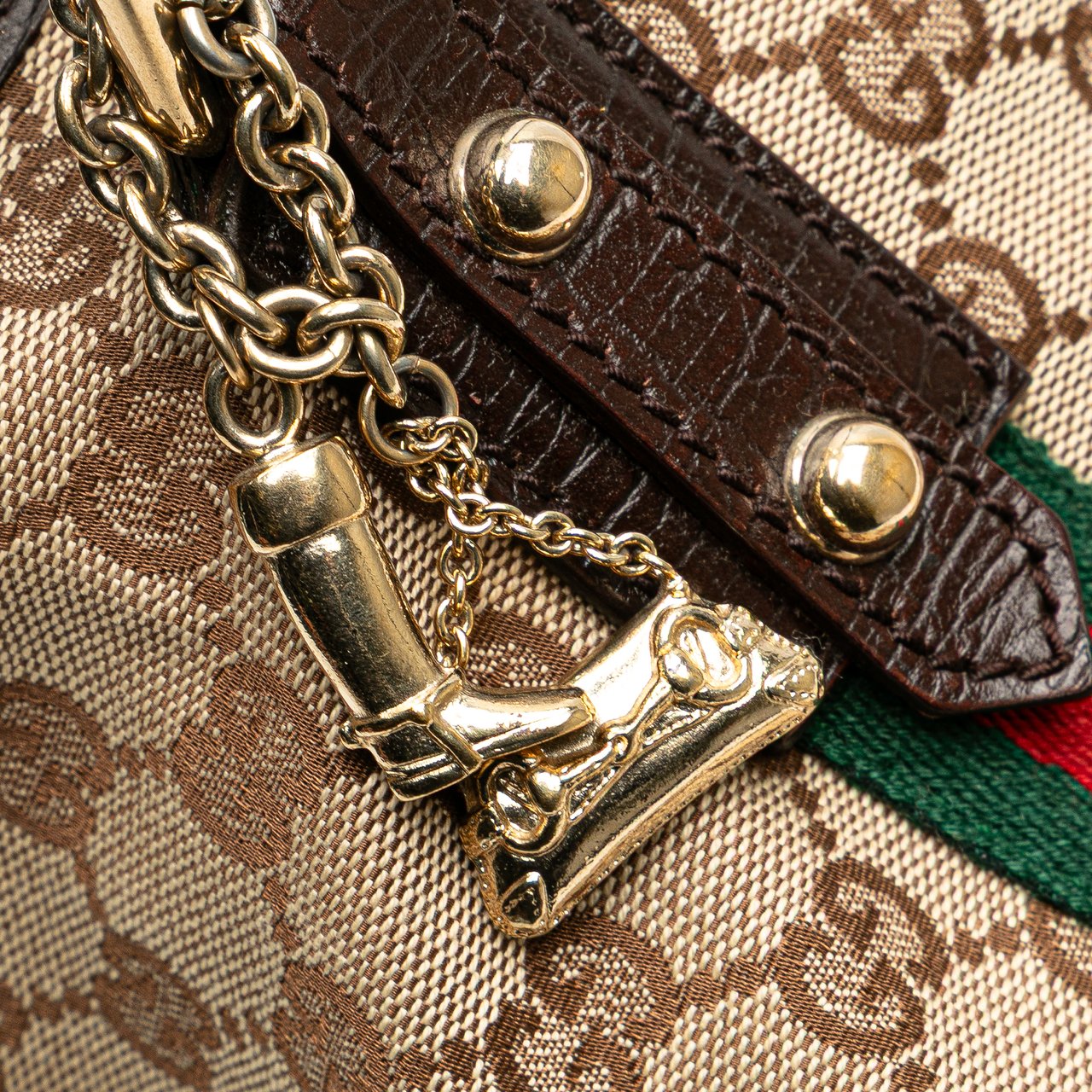 Gucci GG Canvas Jolicoeur Tote Bruin