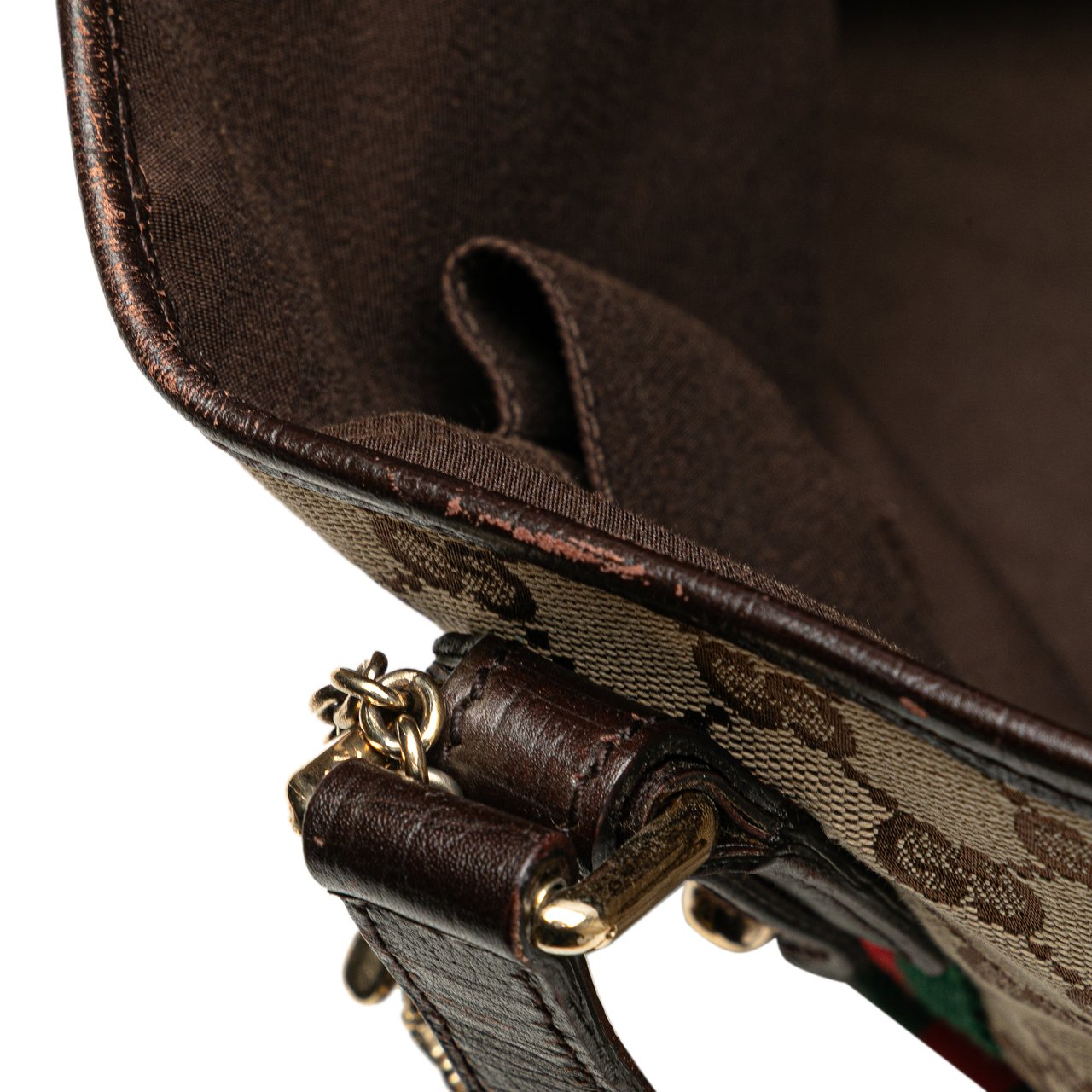 Gucci GG Canvas Jolicoeur Tote Bruin
