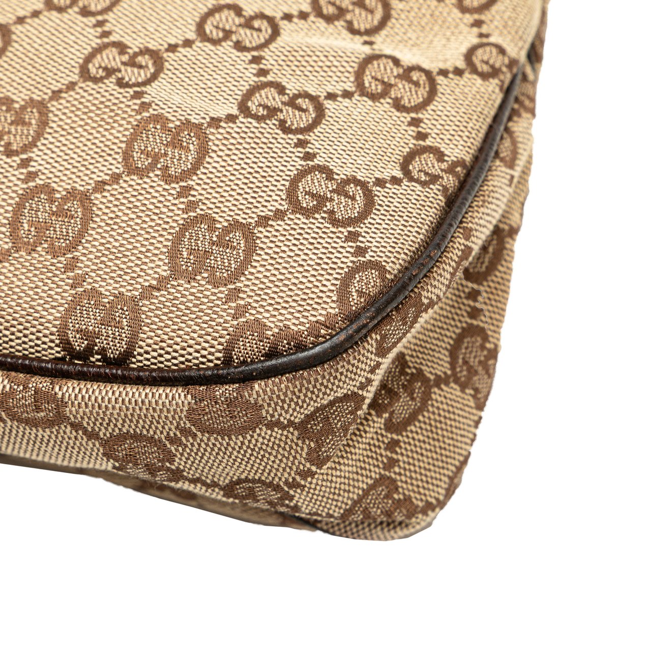 Gucci GG Canvas Eclipse Tote Bruin
