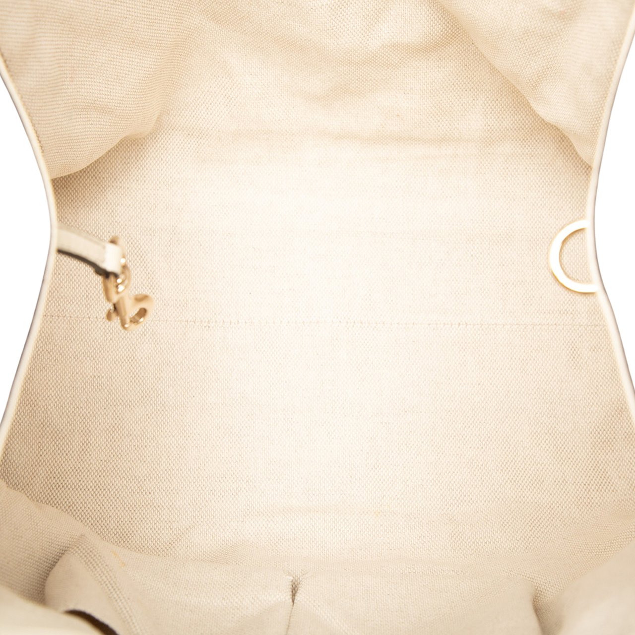 Gucci Medium Leather Soho Cellarius Tote Wit