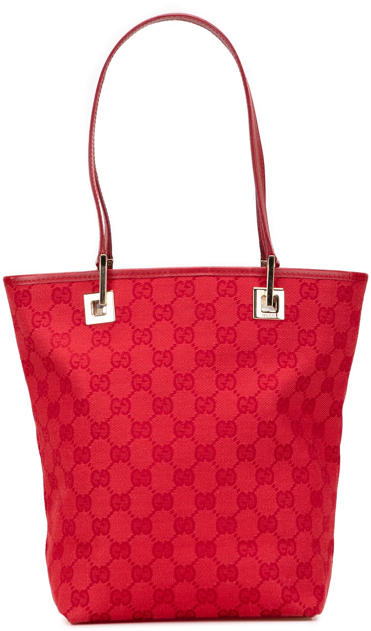 Gucci GG Canvas Tote Rood