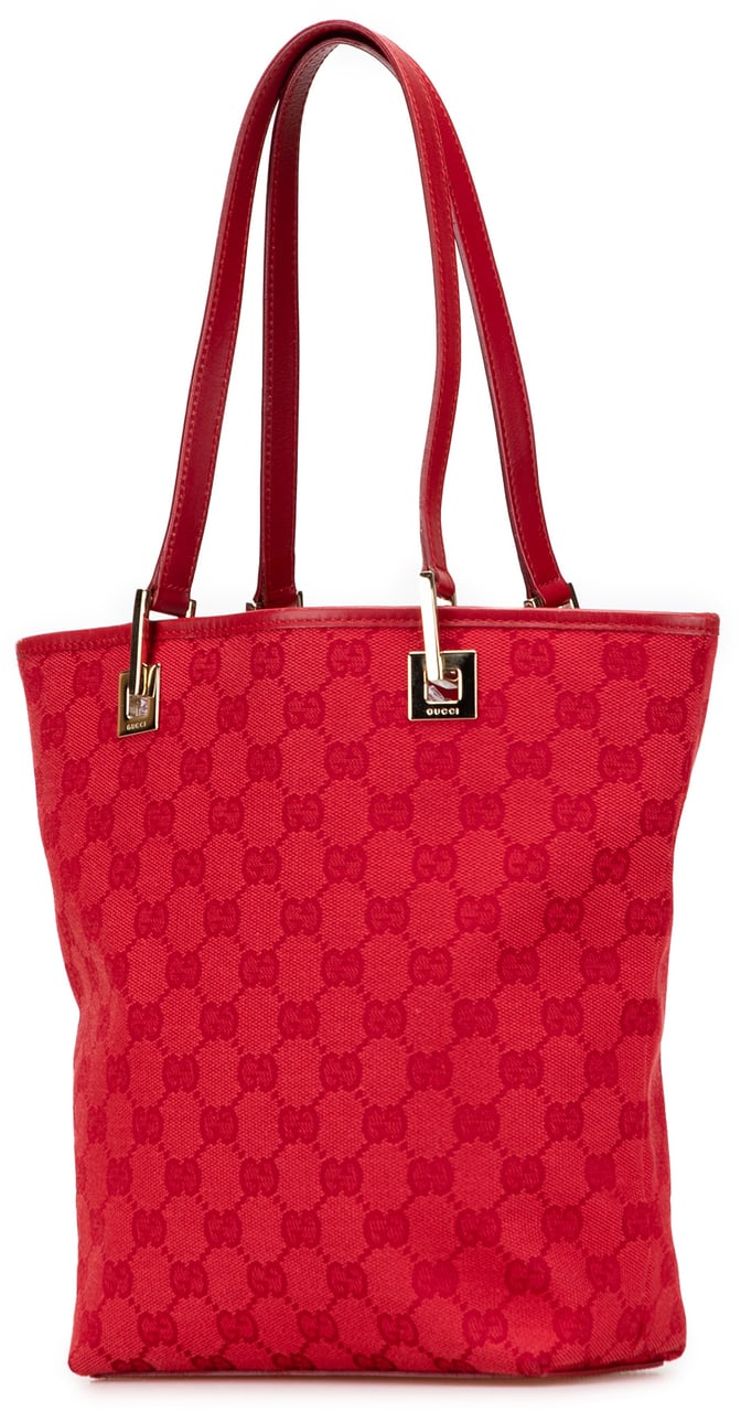 Gucci GG Canvas Tote Rood