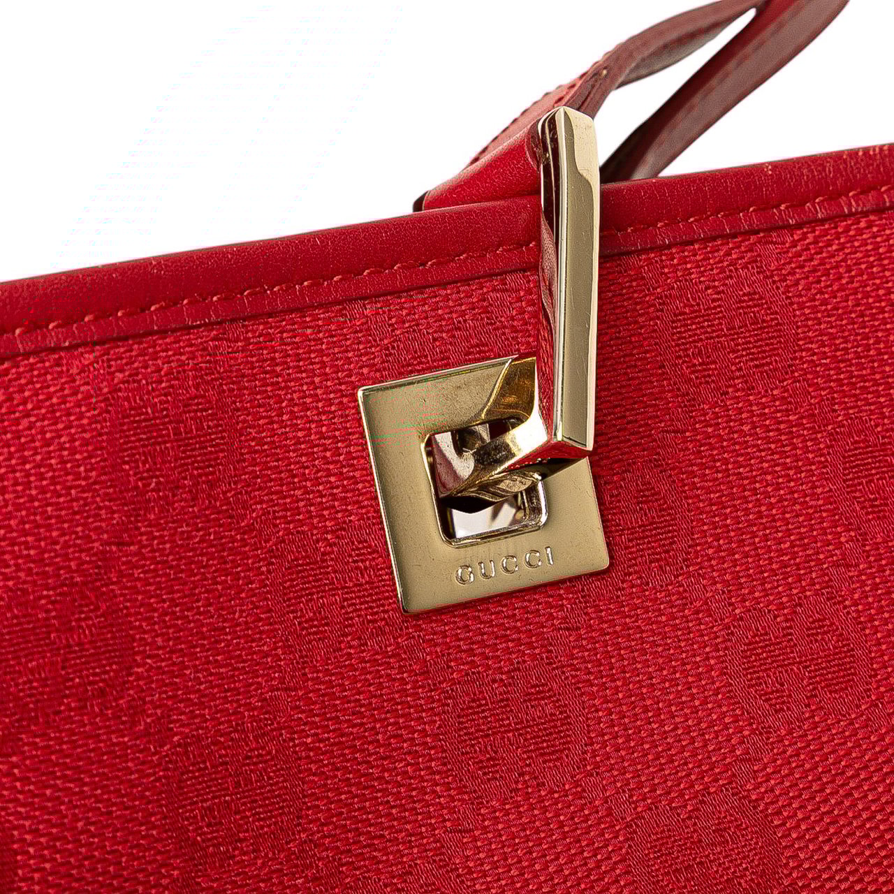 Gucci GG Canvas Tote Rood