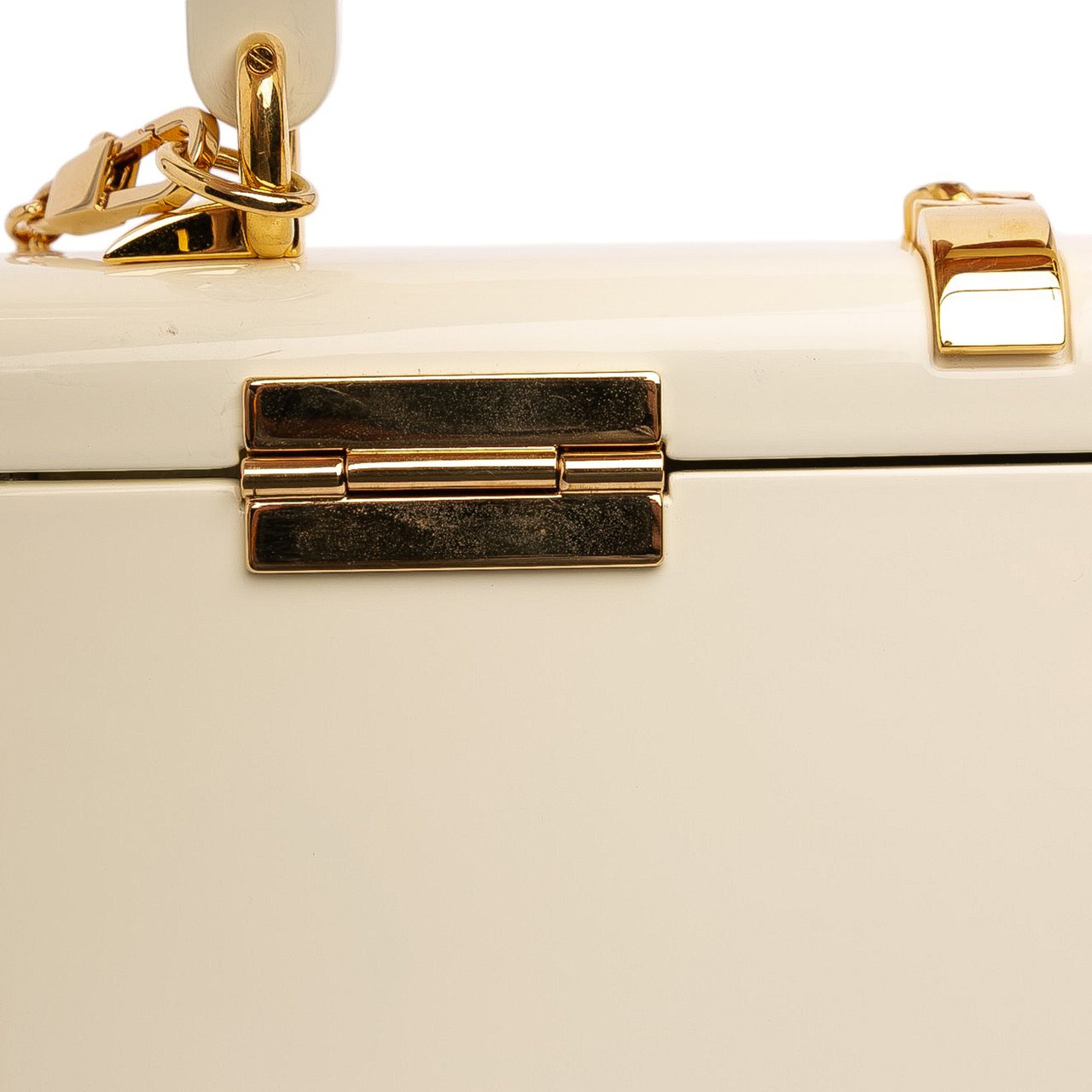 Gucci Mini Acrylic Sylvie 1969 Top Handle Bag Wit