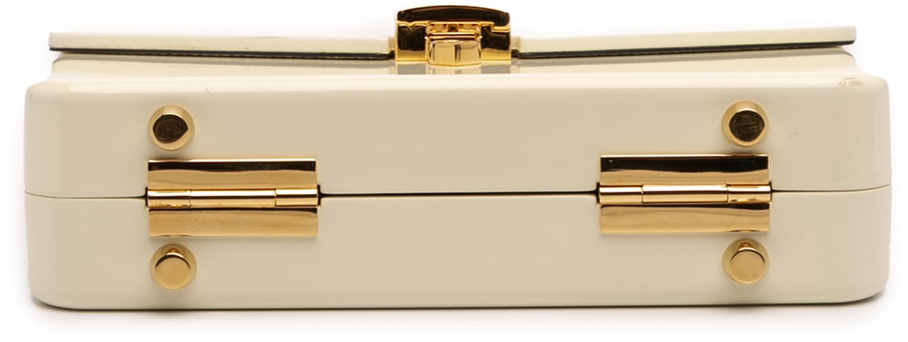 Gucci Mini Acrylic Sylvie 1969 Top Handle Bag Wit