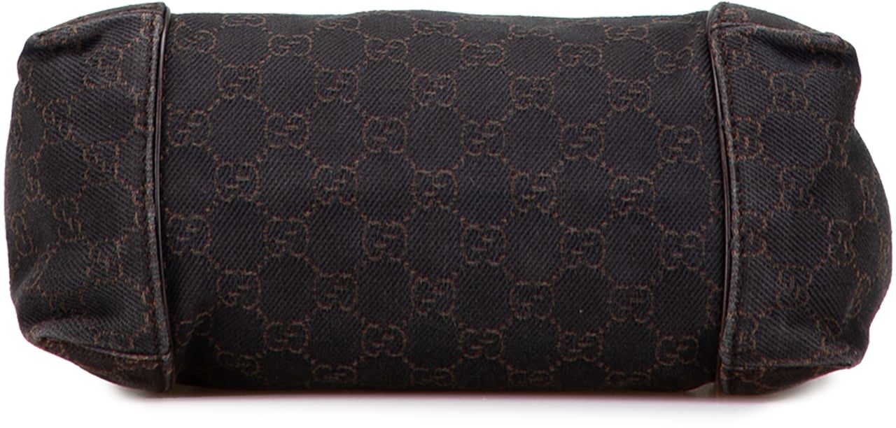 Gucci GG Denim Handbag Bruin