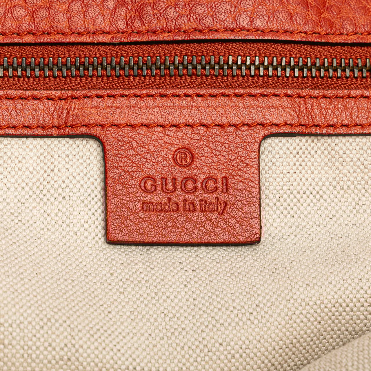 Gucci Large GG Canvas Laidback Crafty Tote Bruin