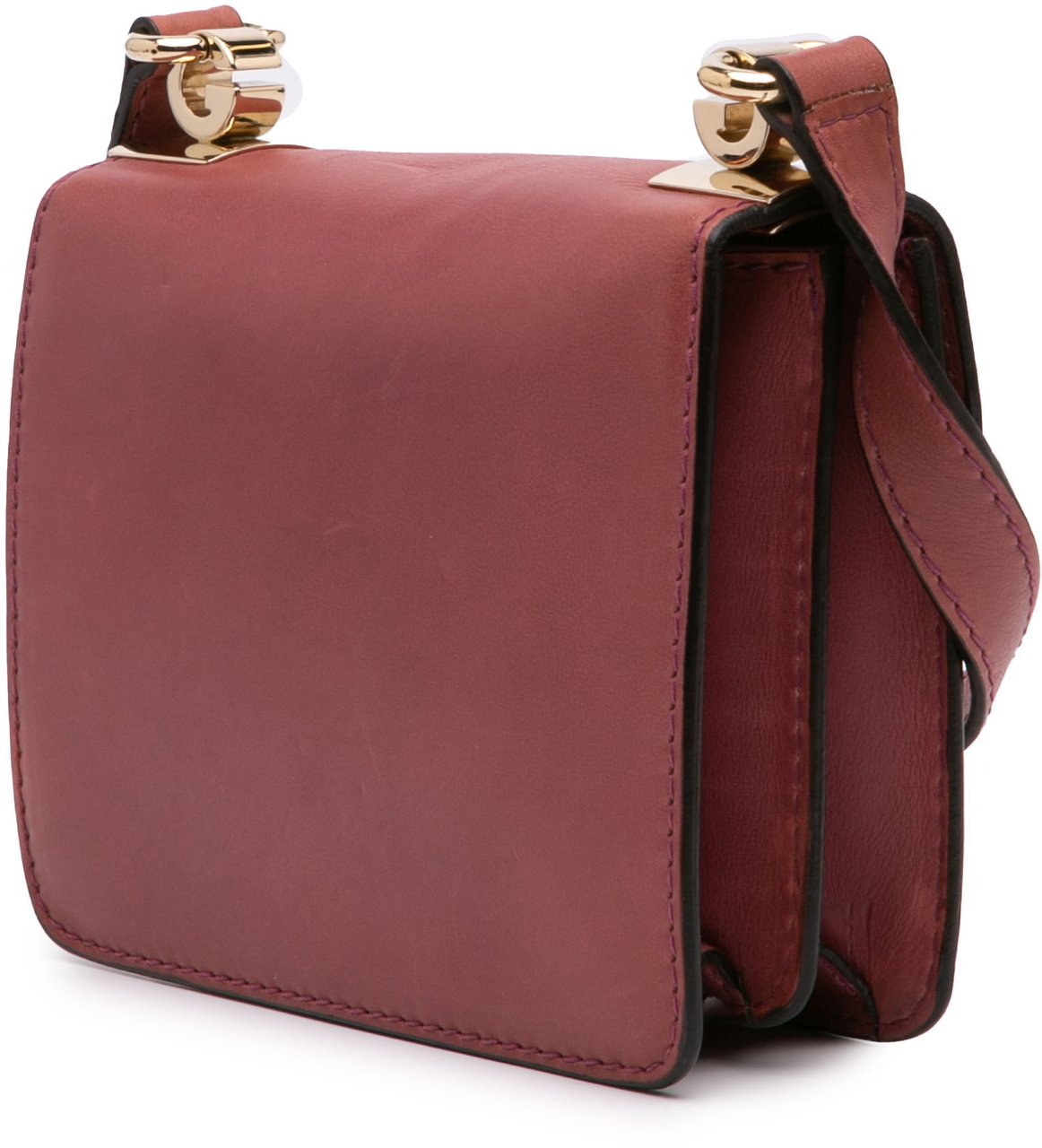 Gucci Small Leather 1973 Crossbody Bag Rood