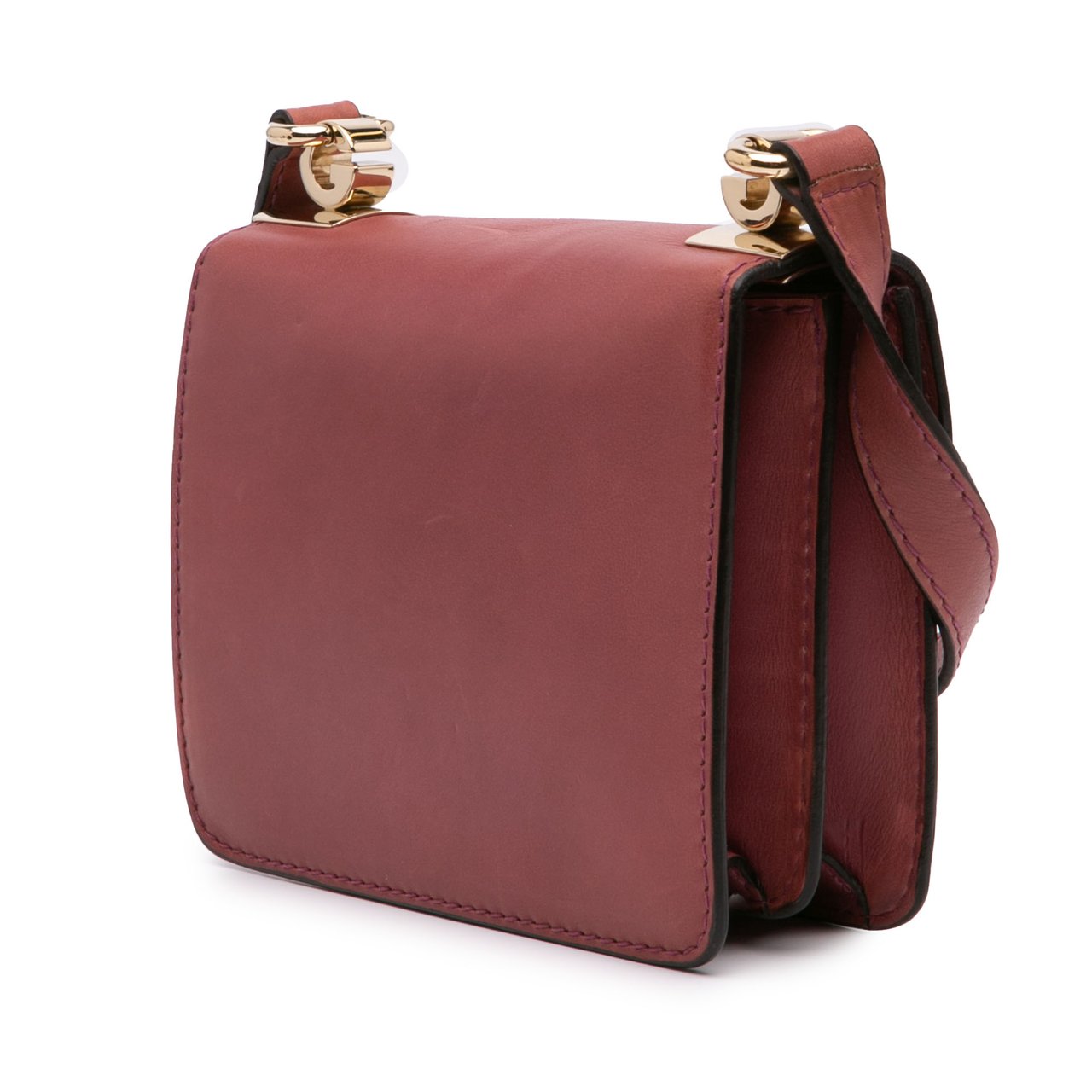 Gucci Small Leather 1973 Crossbody Bag Rood