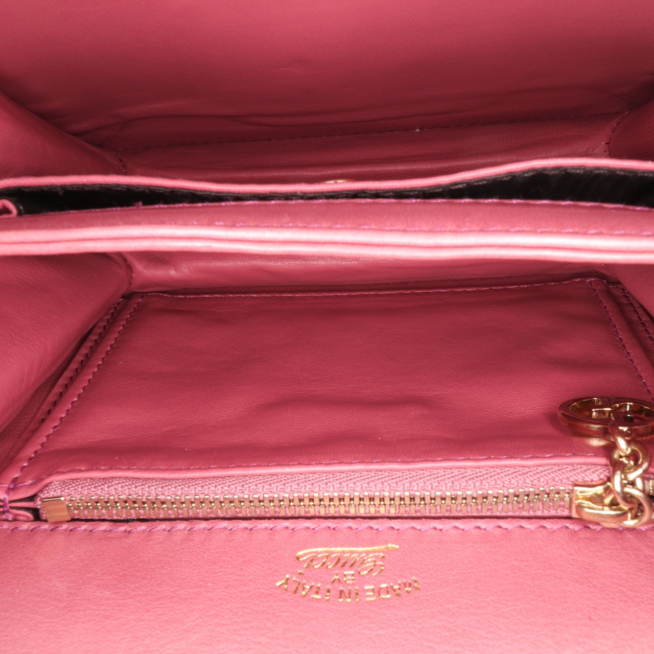 Gucci Small Leather 1973 Crossbody Bag Rood
