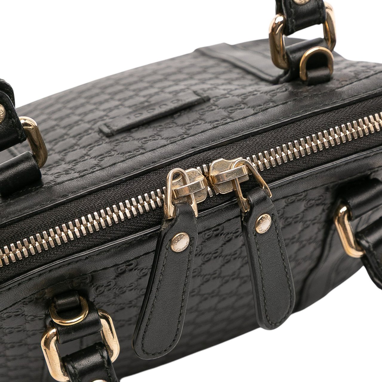 Gucci Mini Microguccissima Dome Satchel Zwart