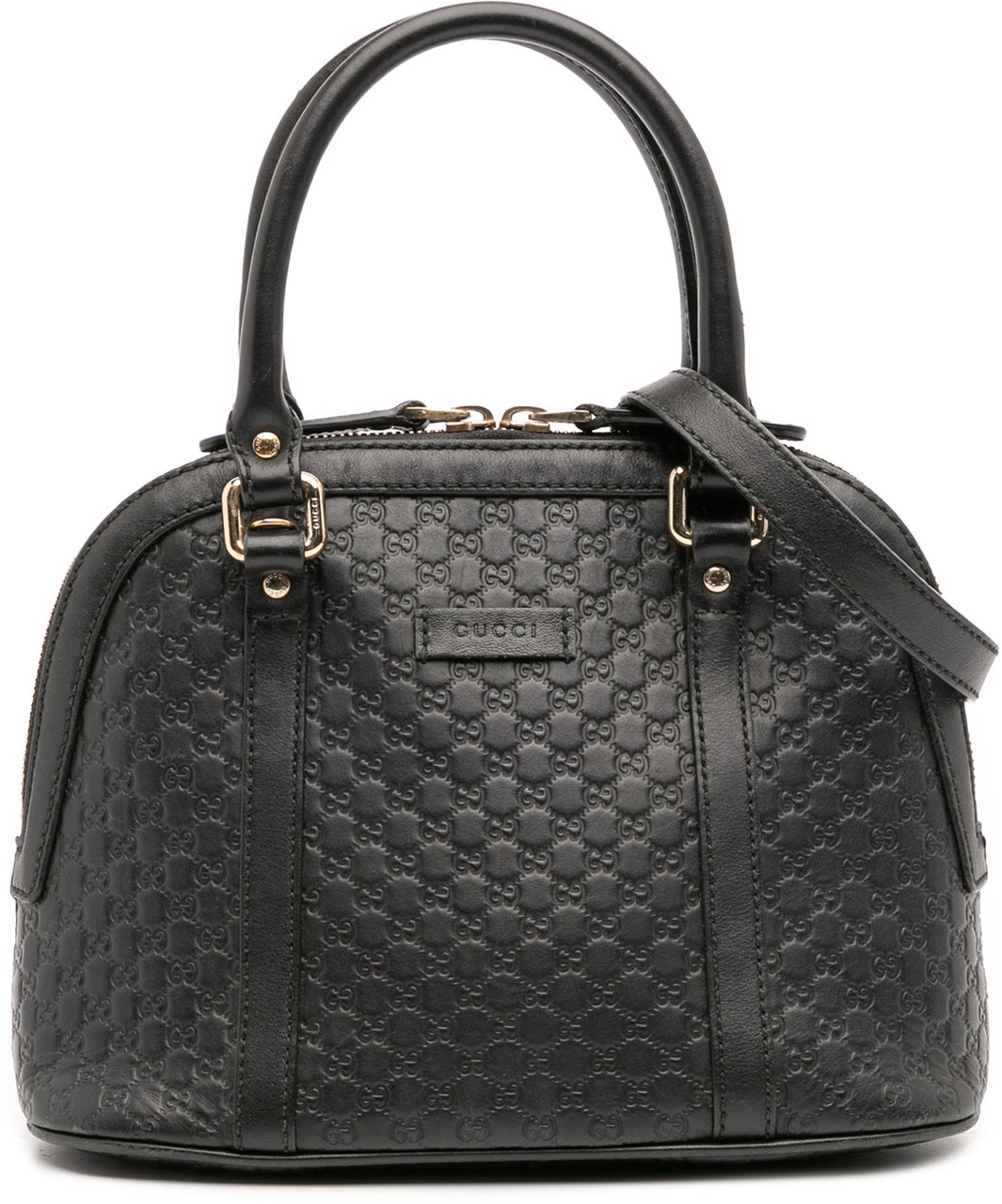 Gucci Mini Microguccissima Dome Satchel Zwart