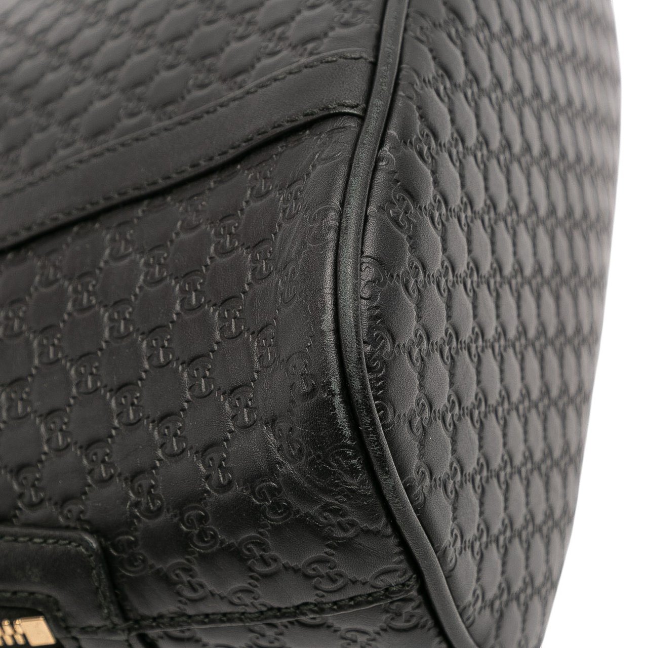 Gucci Mini Microguccissima Dome Satchel Zwart