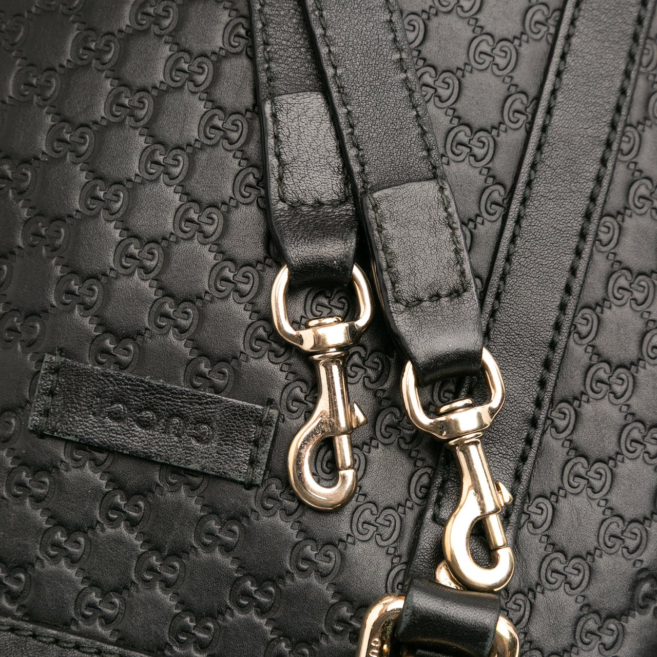 Gucci Mini Microguccissima Dome Satchel Zwart