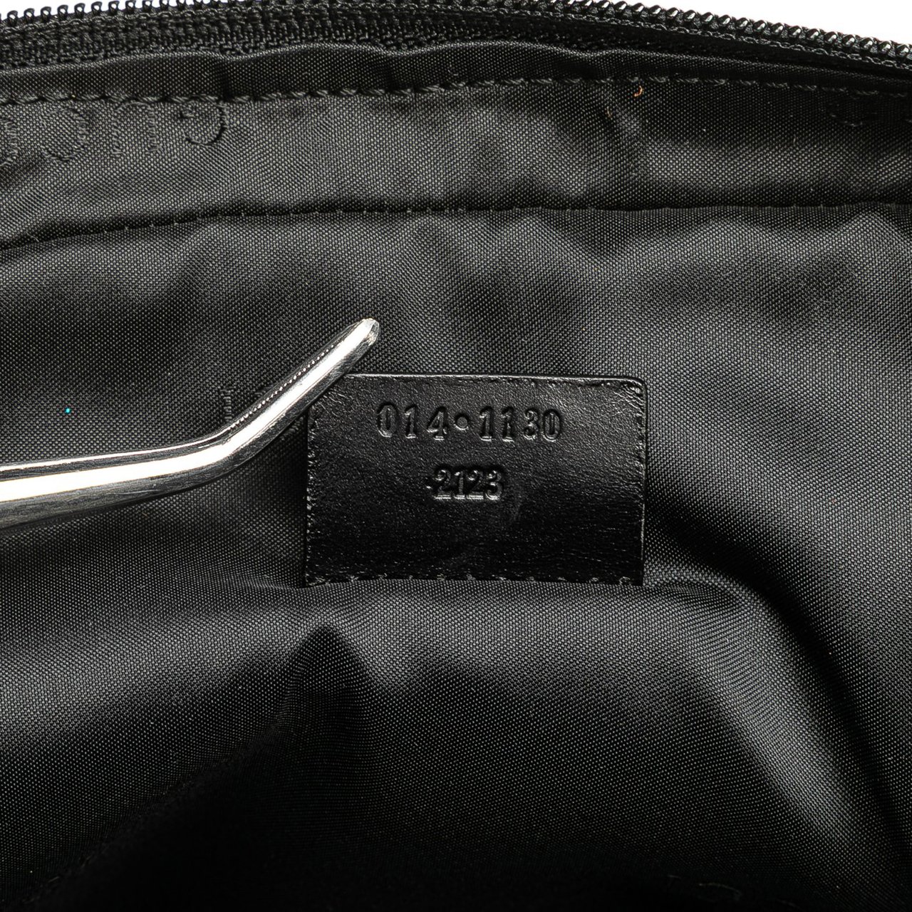 Gucci Nylon Clutch Zwart