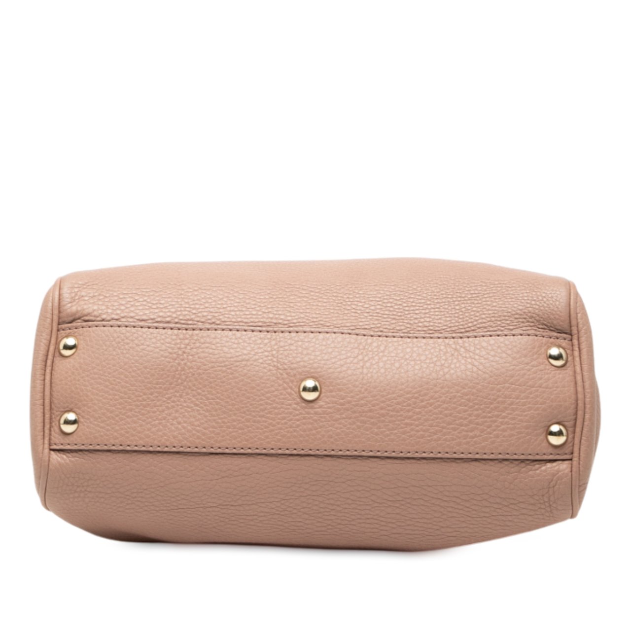 Gucci Small Calfskin Bamboo Shopper Satchel Roze