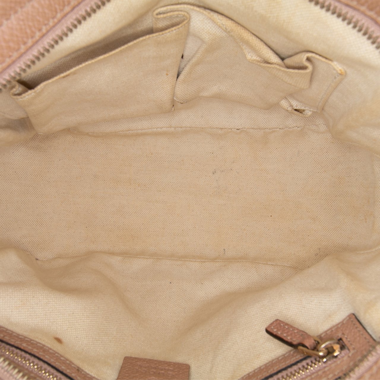 Gucci GG Canvas Bree Tote Bruin