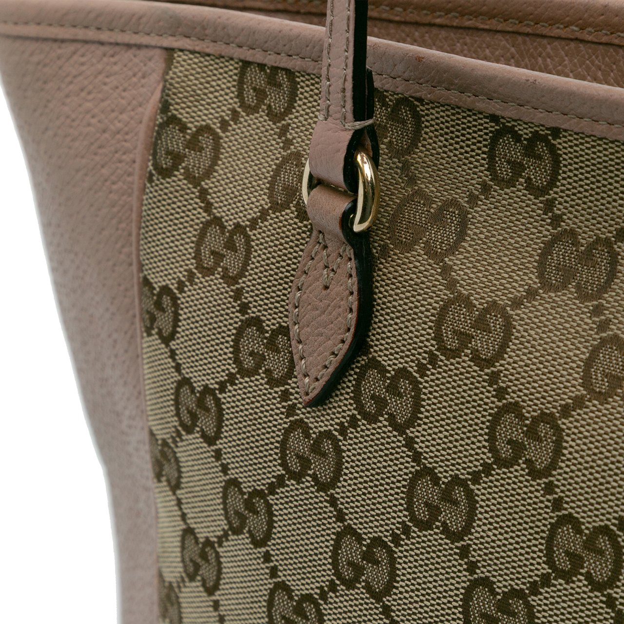 Gucci GG Canvas Bree Tote Bruin