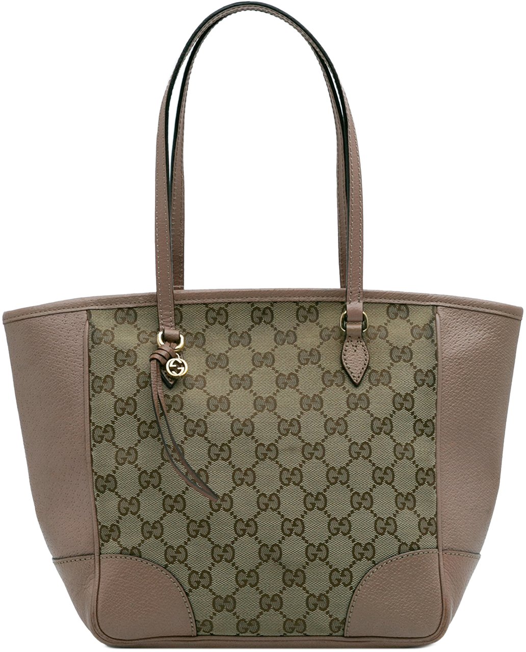 Gucci GG Canvas Bree Tote Bruin
