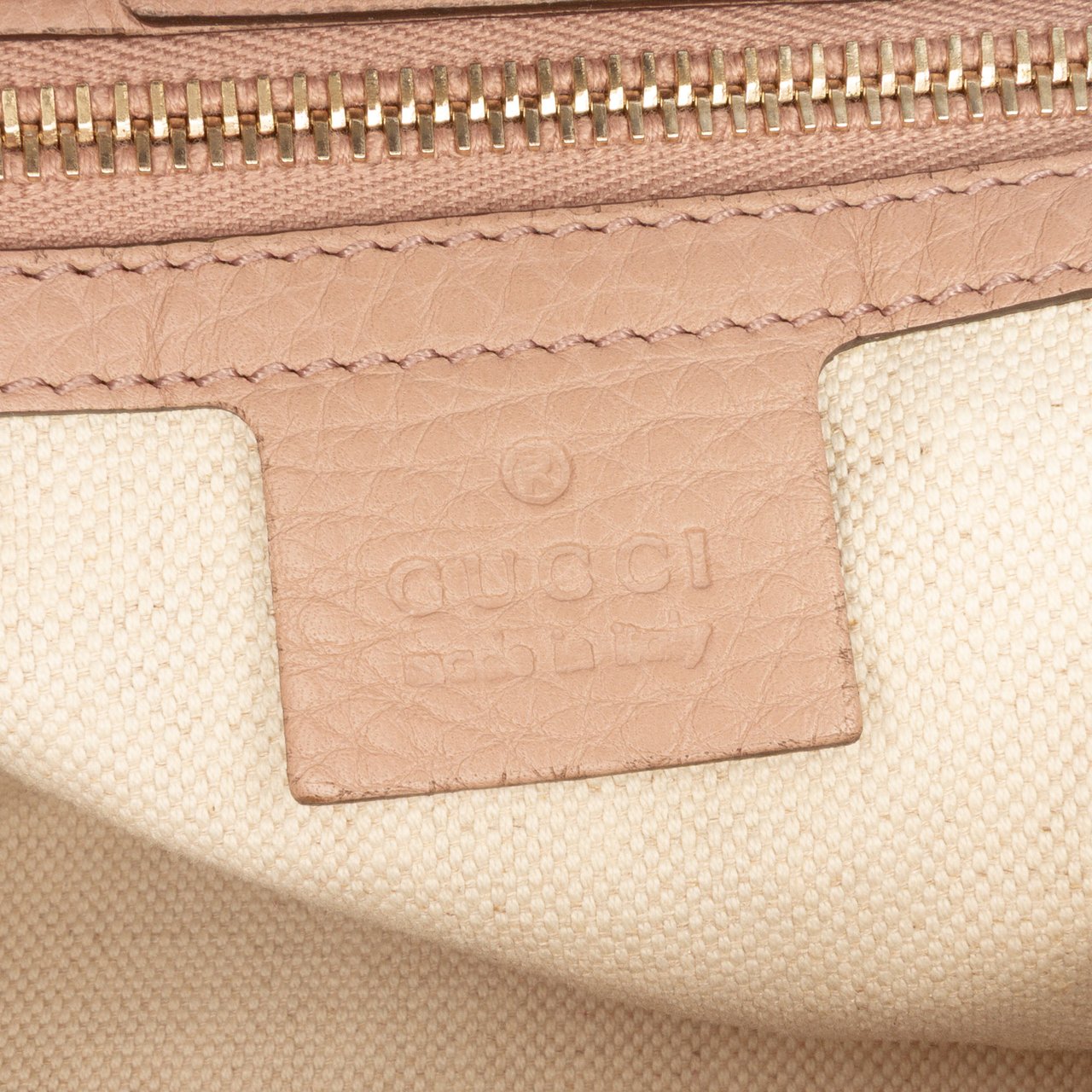 Gucci Medium Calfskin Bamboo Shopper Satchel Bruin