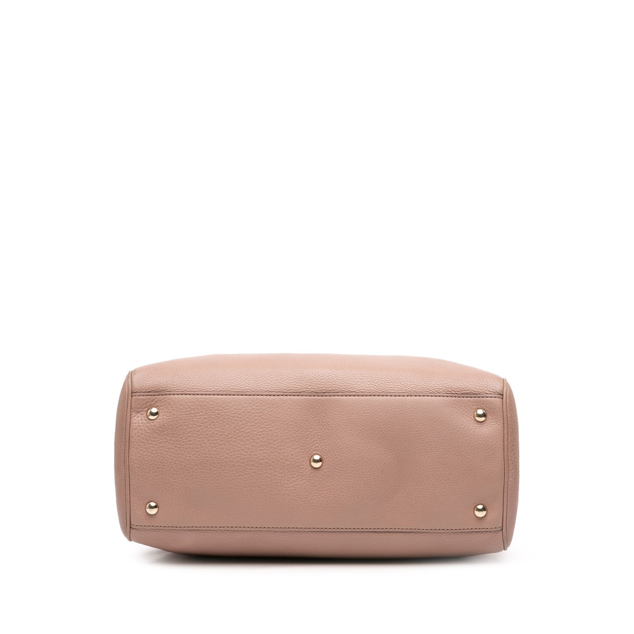 Gucci Medium Calfskin Bamboo Shopper Satchel Bruin
