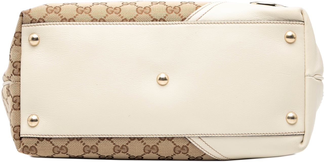 Gucci GG Canvas New Britt Tote Bruin