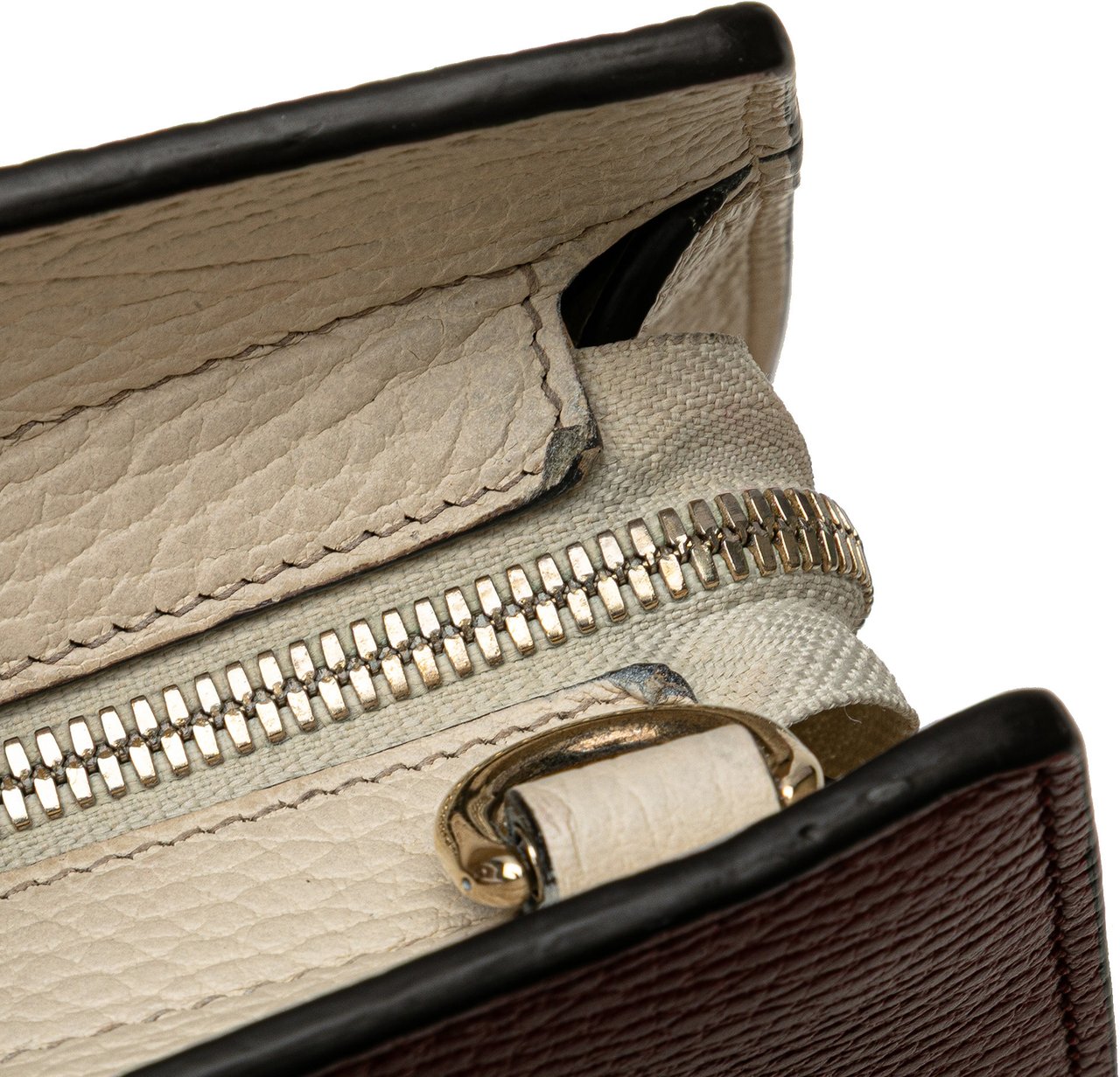 Gucci Medium Tricolor Pebbled Calfskin Soho Convertible Top Handle Bag Rood