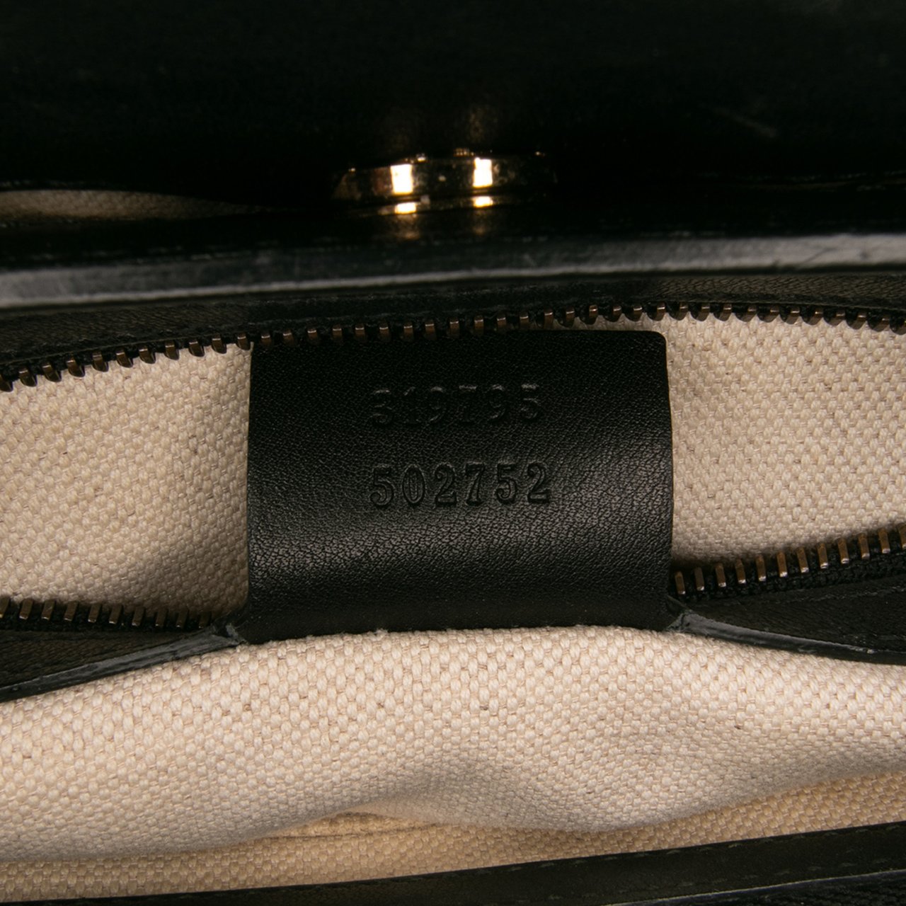 Gucci Patent Bright Bit Satchel Zwart