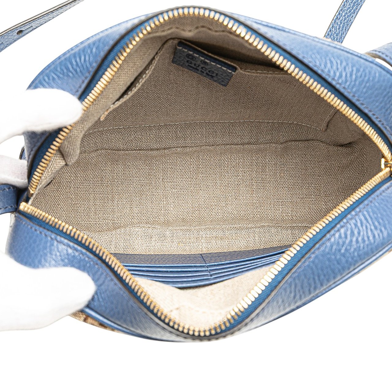Gucci GG Canvas Bree Crossbody Bruin