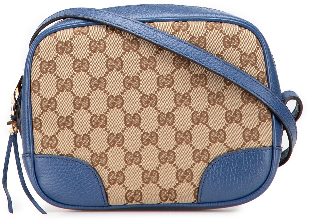 Gucci GG Canvas Bree Crossbody Bruin