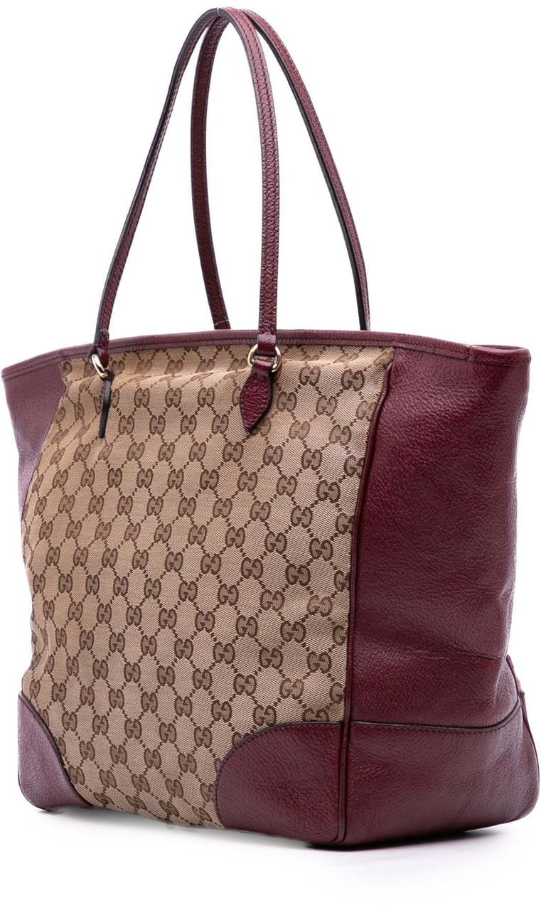 Gucci GG Canvas Bree Tote Bruin
