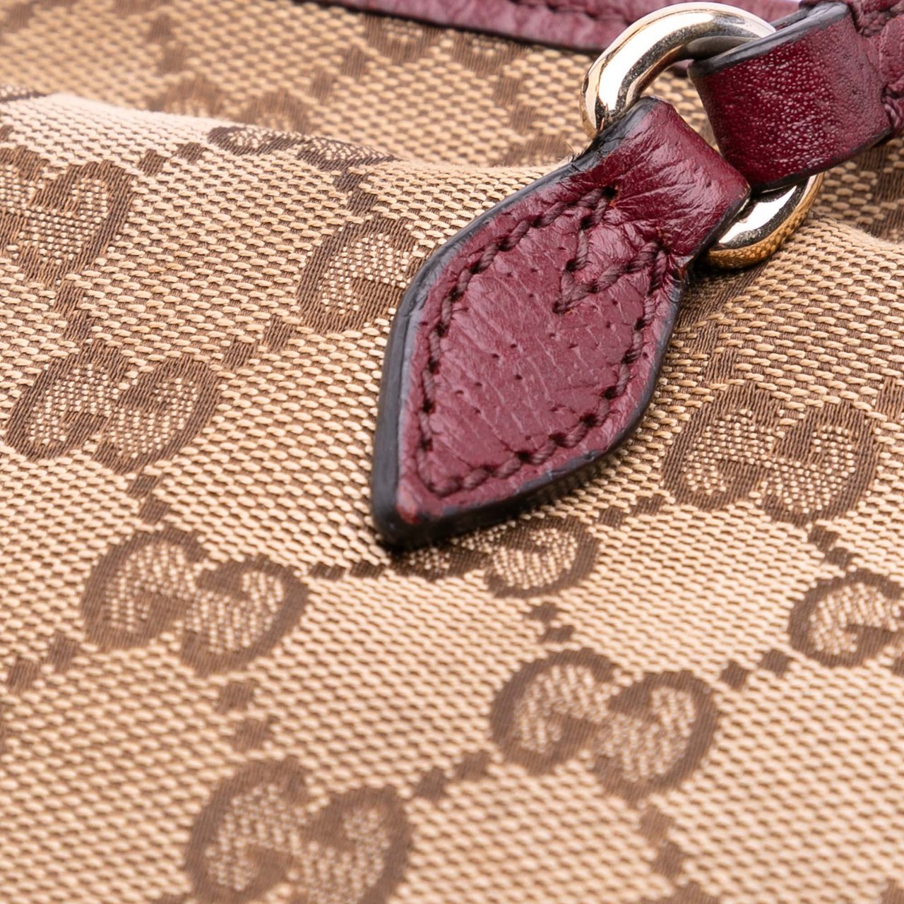 Gucci GG Canvas Bree Tote Bruin