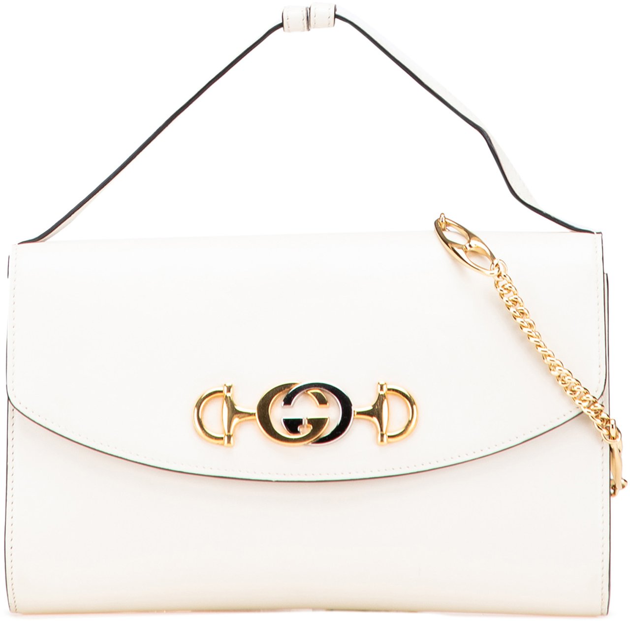 Gucci Small Leather Zumi Satchel Wit