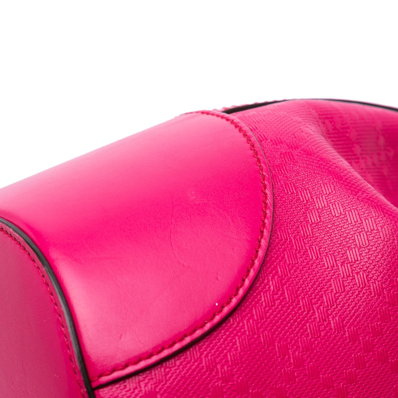 Gucci Diamante Leather Bright Bucket Bag Roze