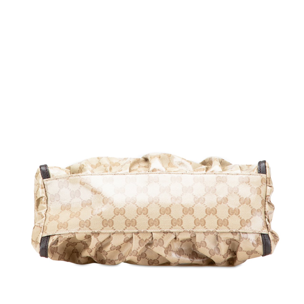 Gucci GG Crystal Abbey D Ring Shoulder Bag Bruin