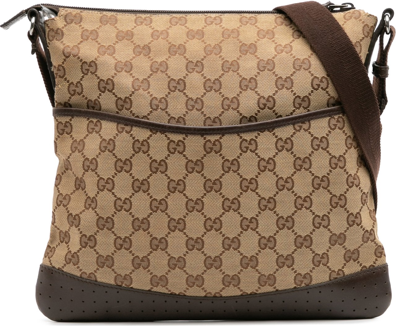 Gucci GG Canvas Crossbody Bruin