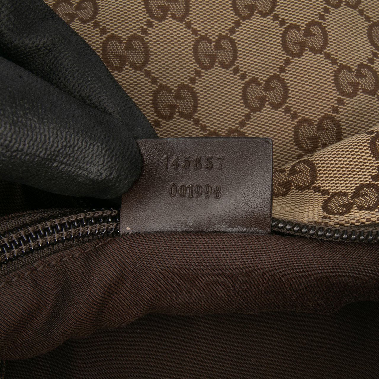 Gucci GG Canvas Crossbody Bruin