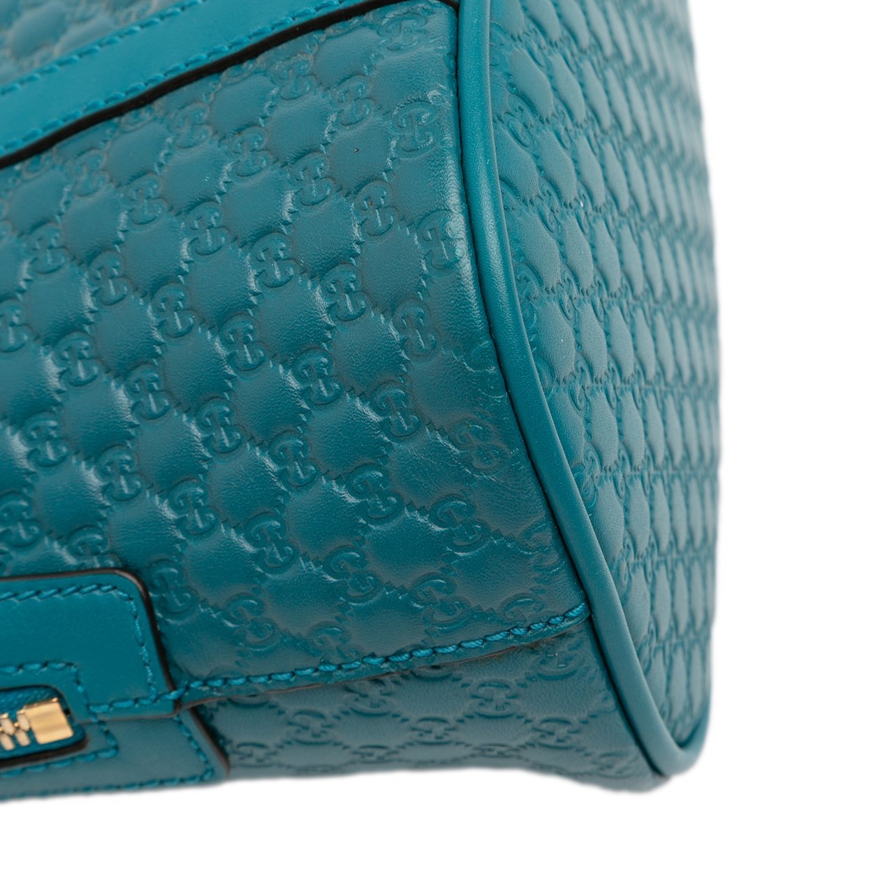 Gucci Mini Microguccissima Dome Satchel Blauw