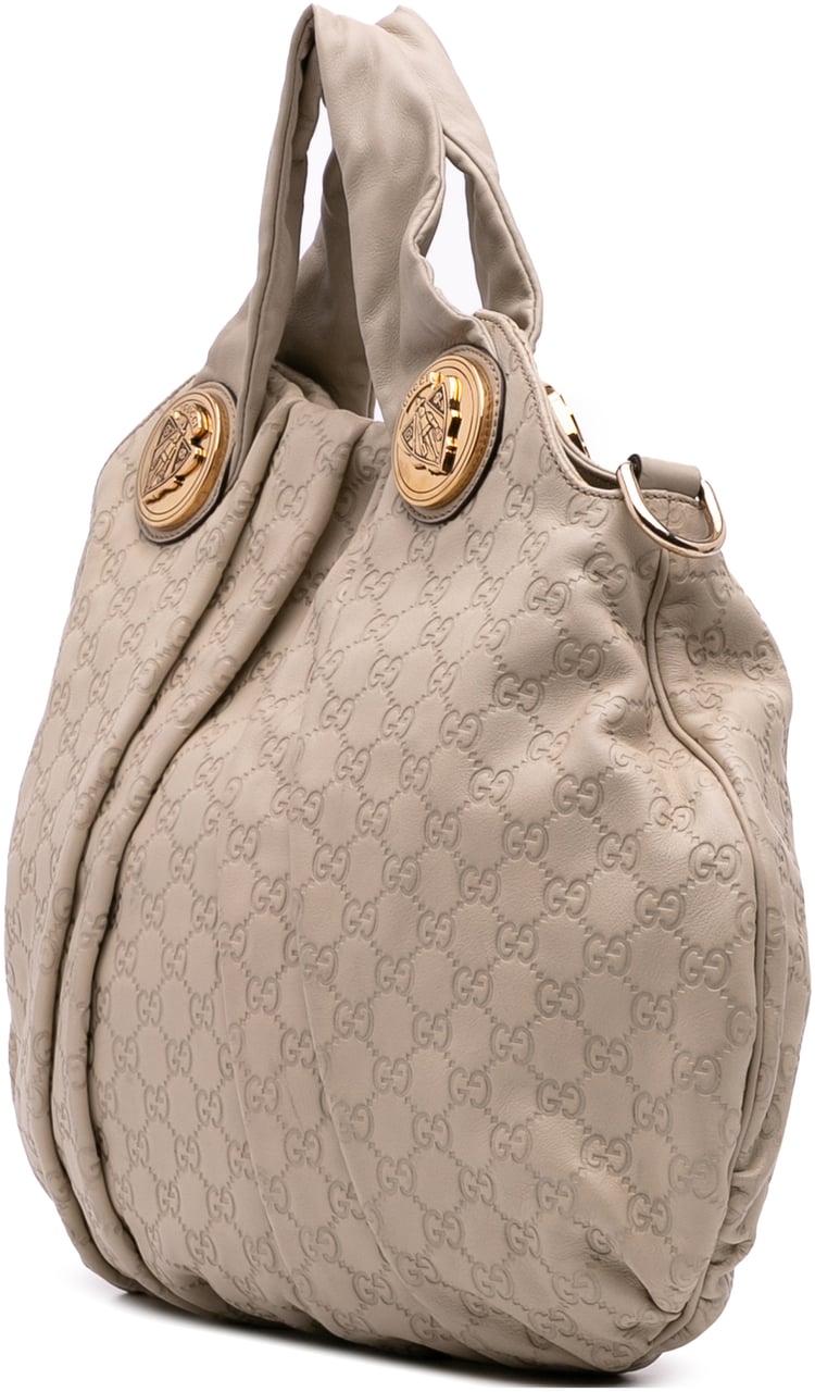Gucci Large Guccissima Hysteria Satchel Wit