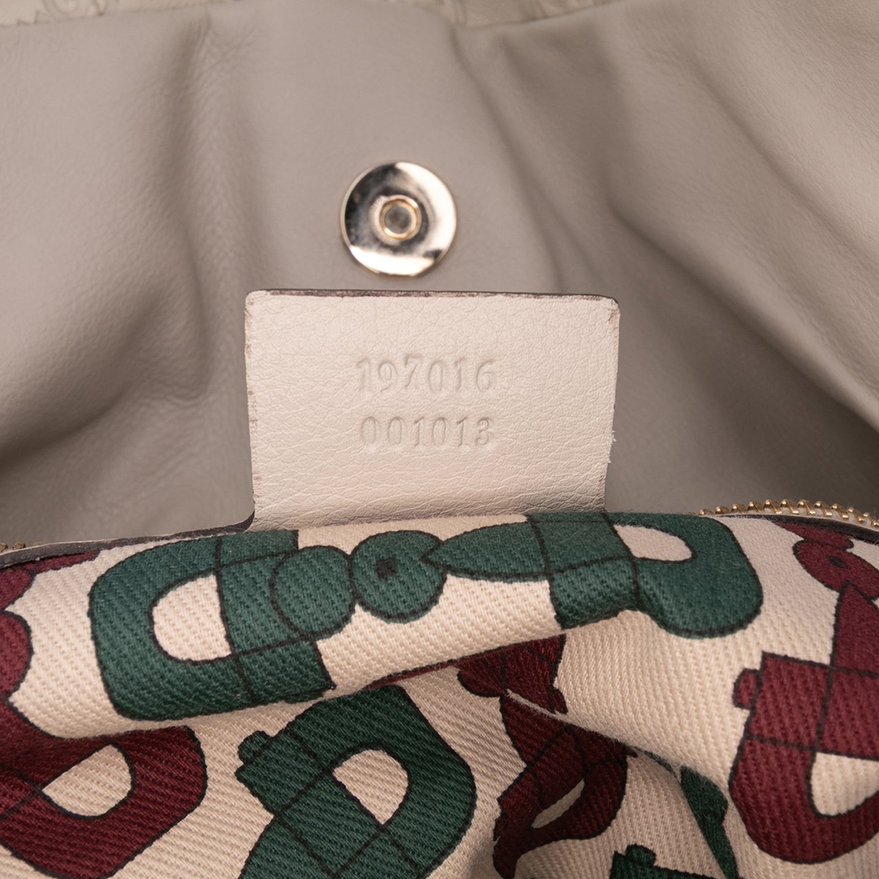 Gucci Large Guccissima Hysteria Satchel Wit