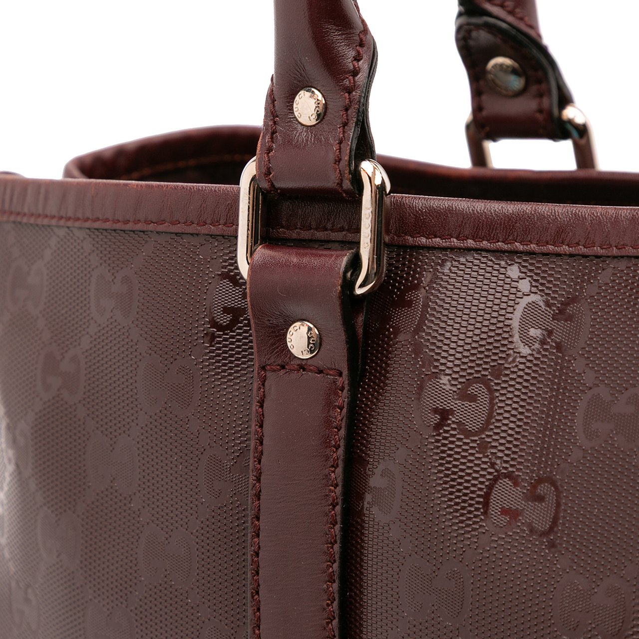 Gucci GG Imprime Joy Vertical Tote Rood
