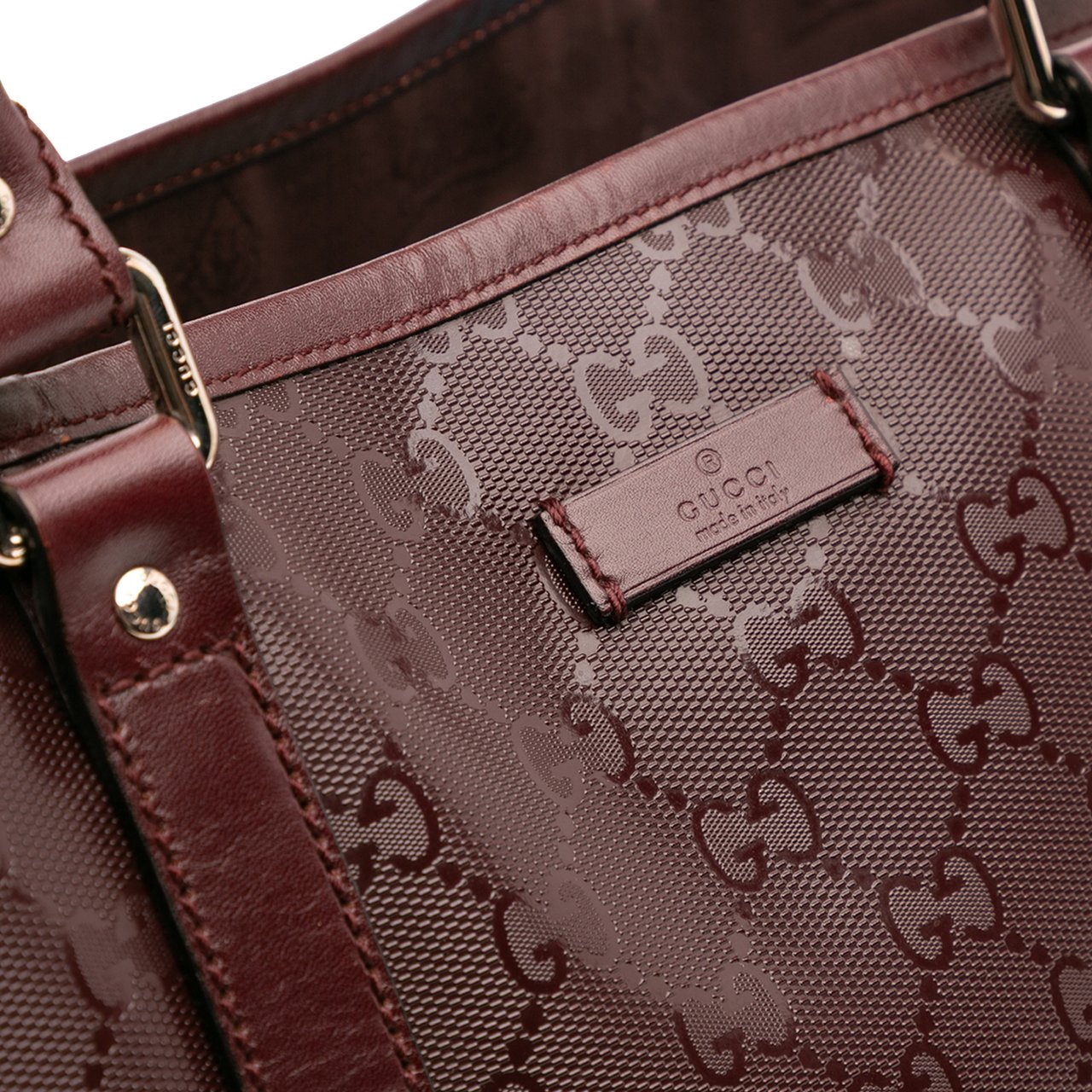 Gucci GG Imprime Joy Vertical Tote Rood